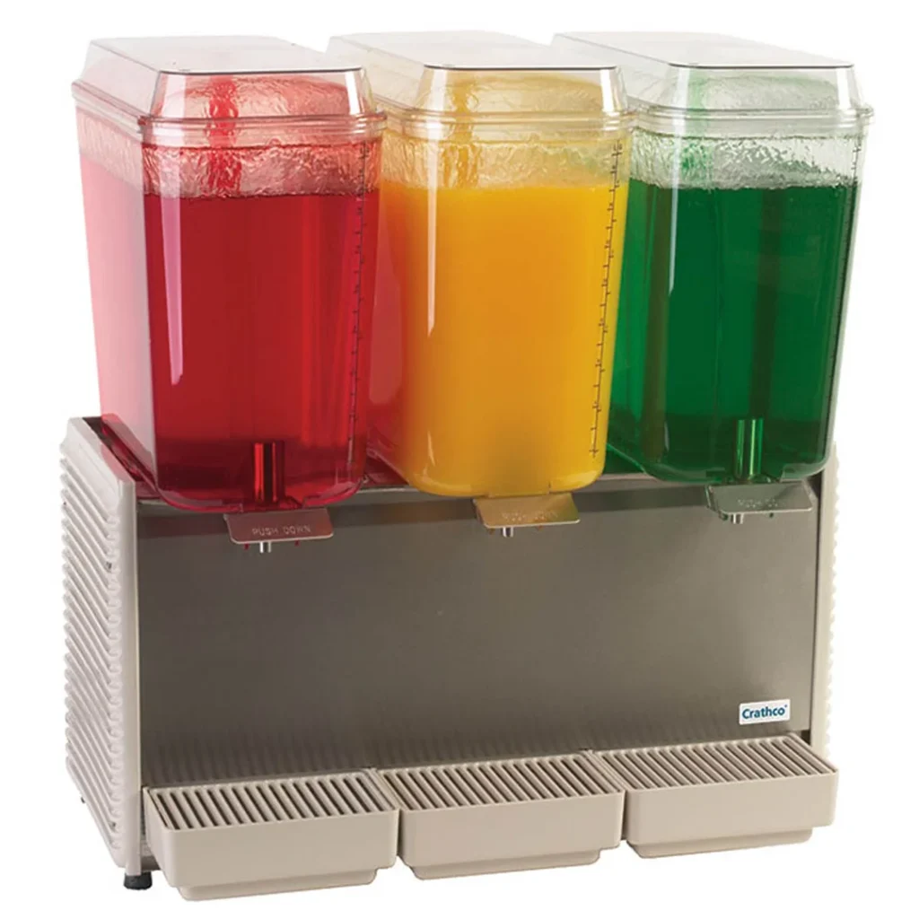Crathco® Cold Beverage Dispenser, D35-4 Crathco® Classic Bubbler® Pre-Mix - Breakfast Equipment - Chef's Deal