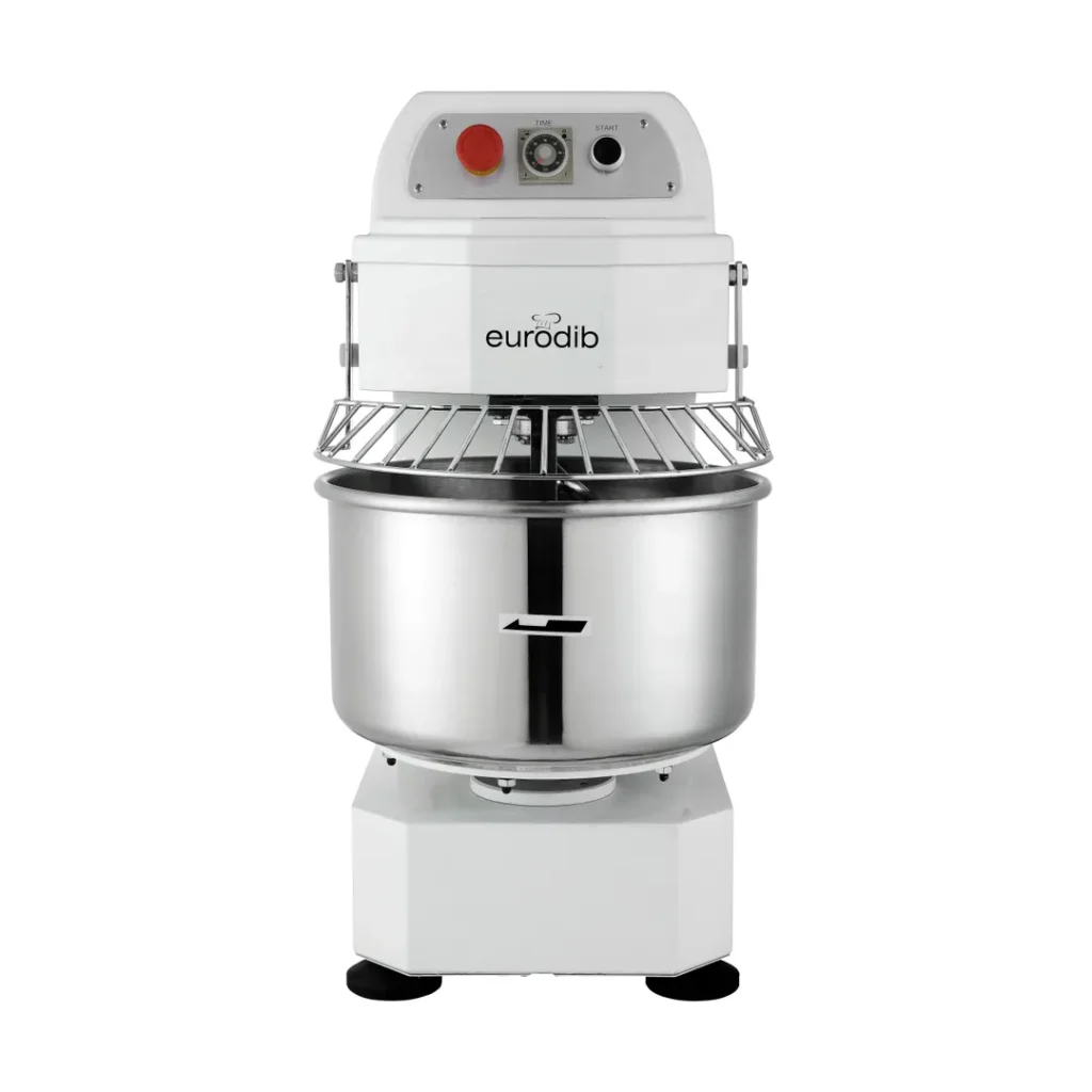 Eurodib LM20T (LM20TETL) 20 qt Spiral Dough Mixer with Timer, 17.5 lbs Kneading Capacity