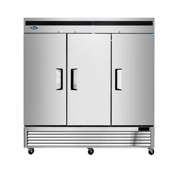Atosa USA MBF8508GR 81-inch Three Section Reach-In Refrigerator