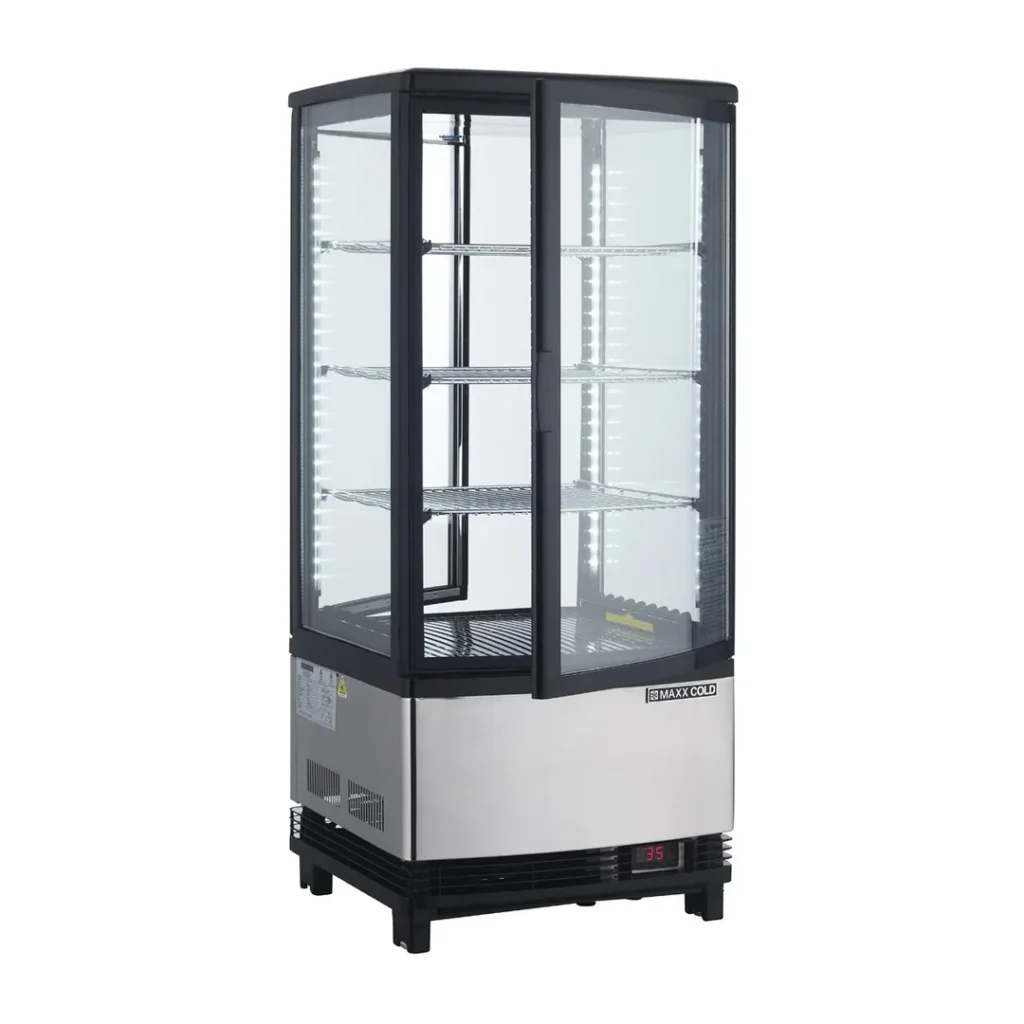 Maxx Cold MECR-32D 16" Self Service Countertop Refrigerated Display Case