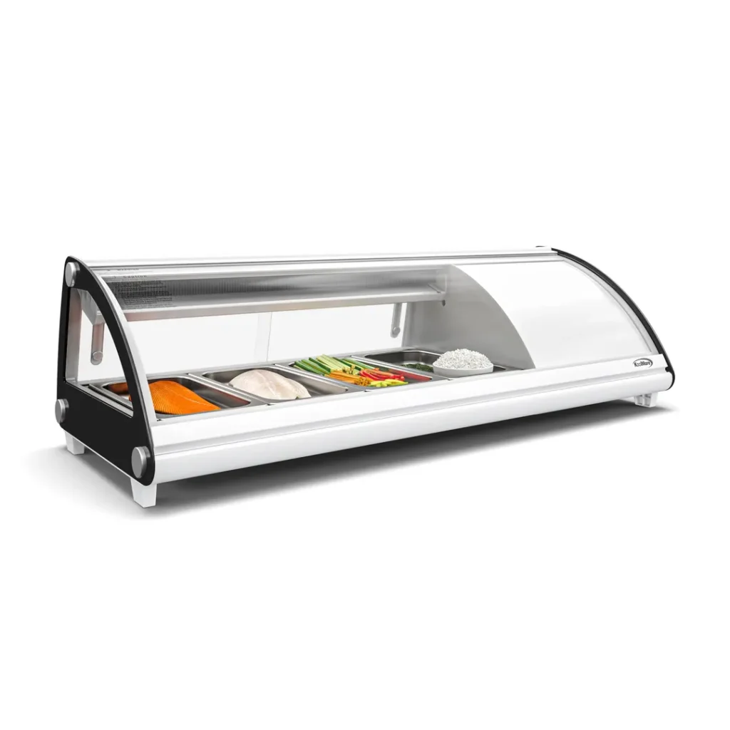 Koolmore KM-SR46-WH 44-inch Countertop Refrigerated Sushi Display Case