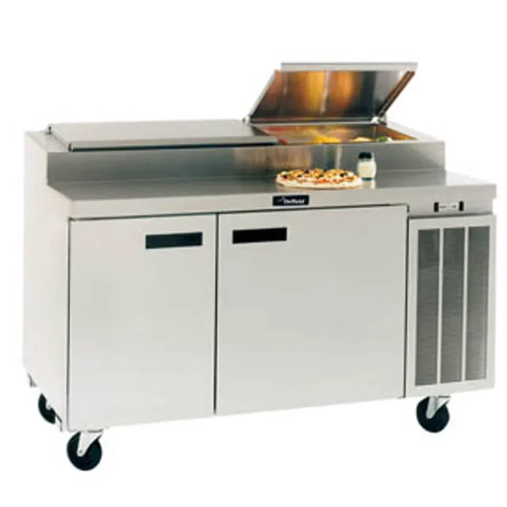 Delfield 18660PTBMP 60-inch 2-Section Refrigerated Pizza Prep Table