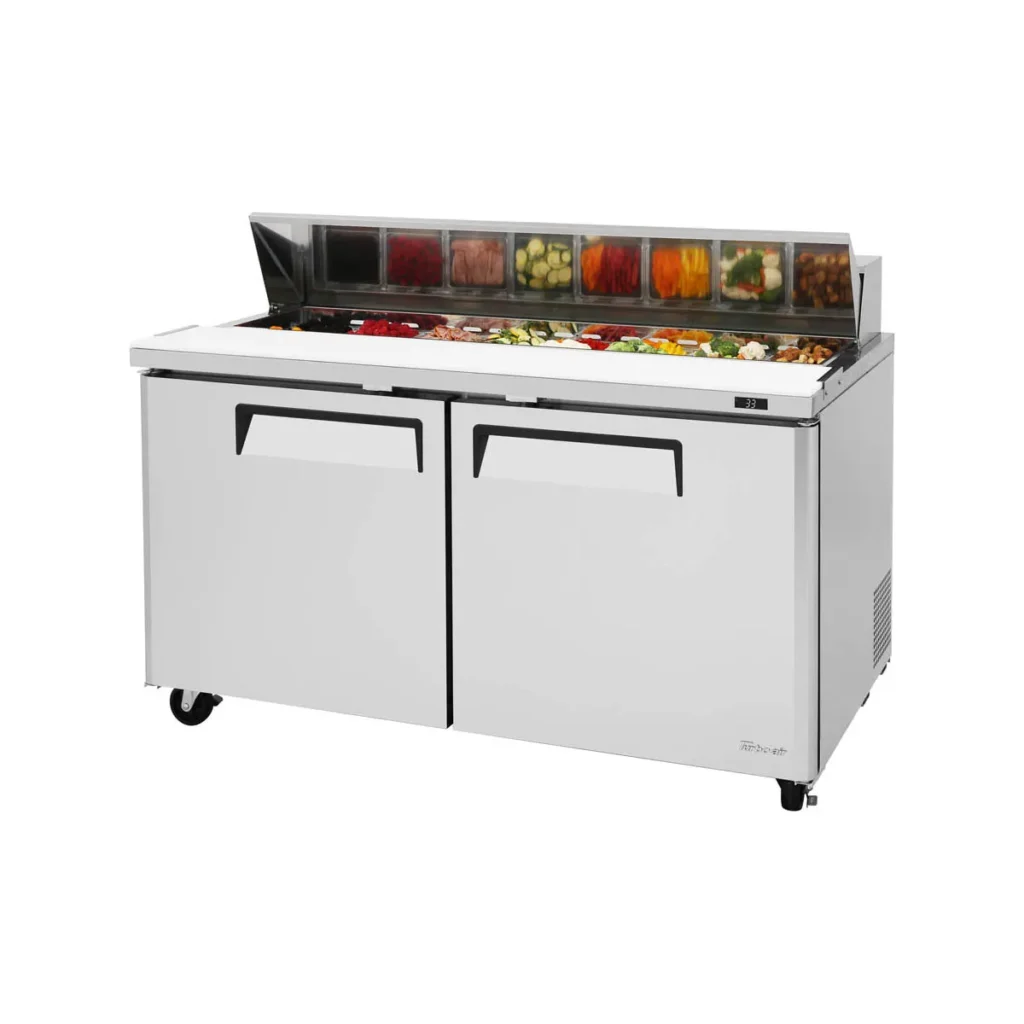Turbo Air MST-60-N 60-inch Two Section Sandwich Salad Prep Table