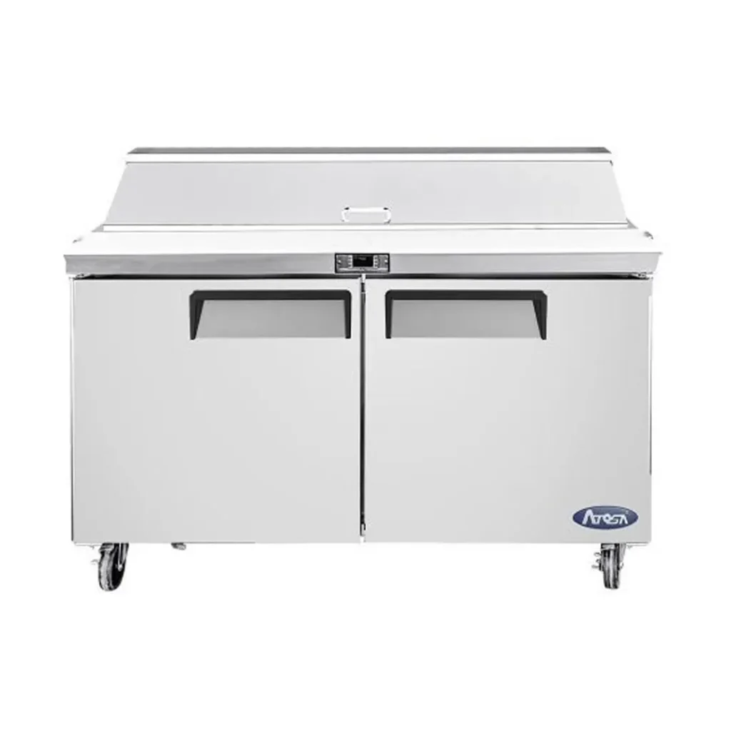 Atosa USA MSF8302GR 48-inch Two Section Sandwich Salad Prep Table