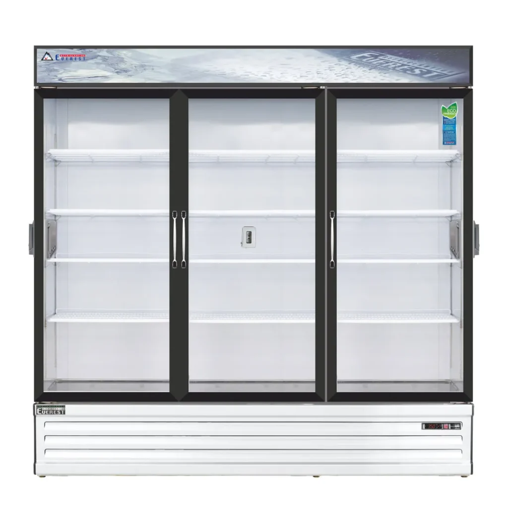 Everest EMSGR69C 72" Chromatography Refrigerator, Three Swing Door, 71.0 cu. ft.