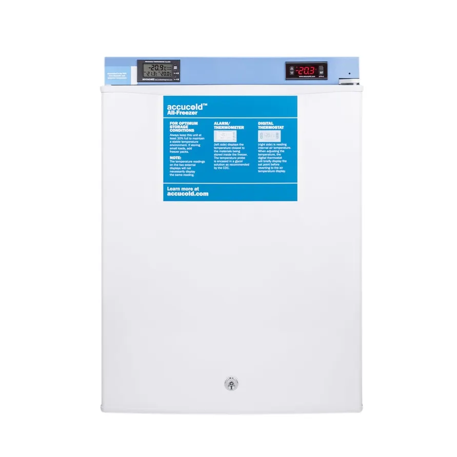 Accucold FS30LMED2 Solid Door Medical Undercounter Freezer