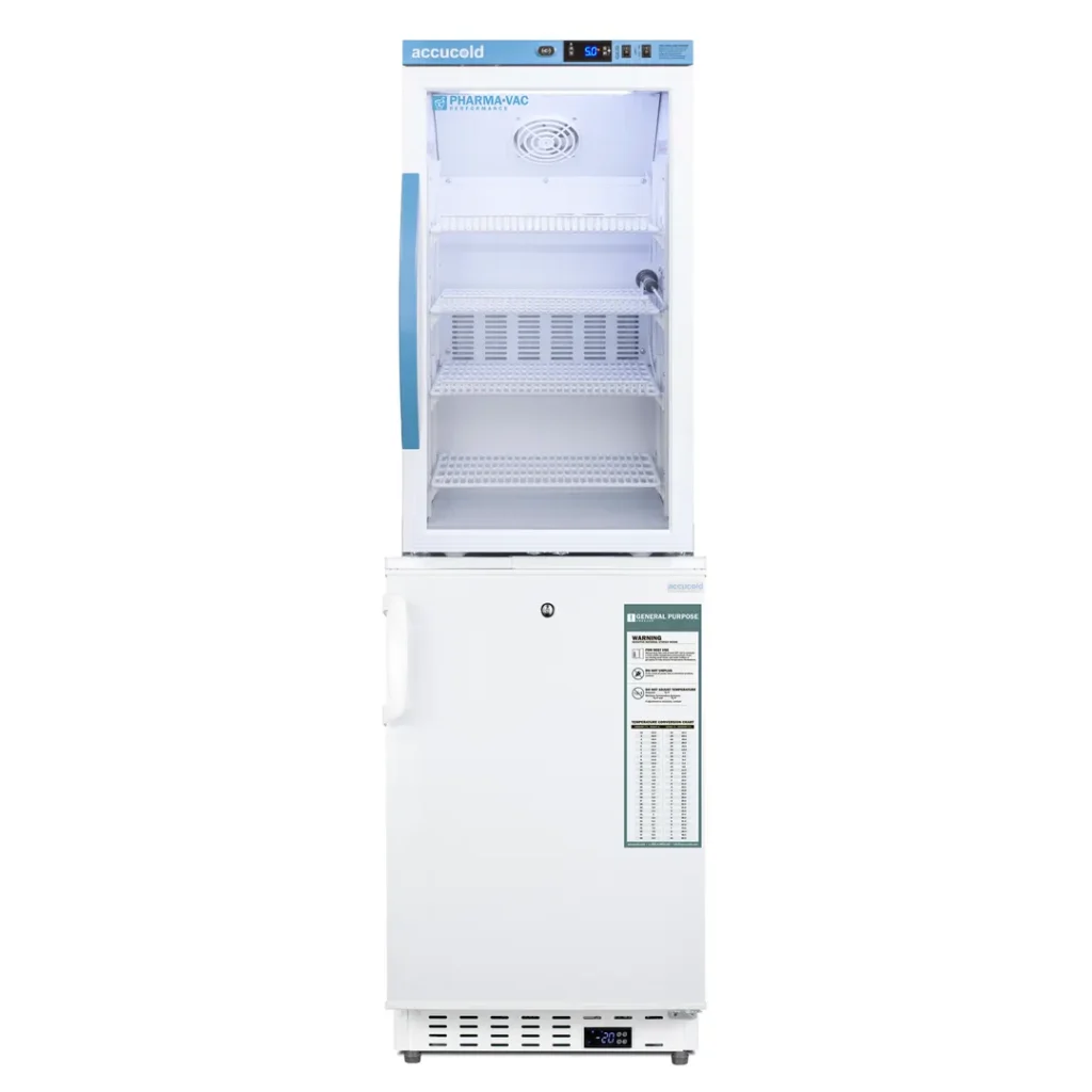 Accucold ARG3PV-ADA305AFSTACK 19" Undercounter Medical Refrigerator Freezer, 5.47 cu. ft.