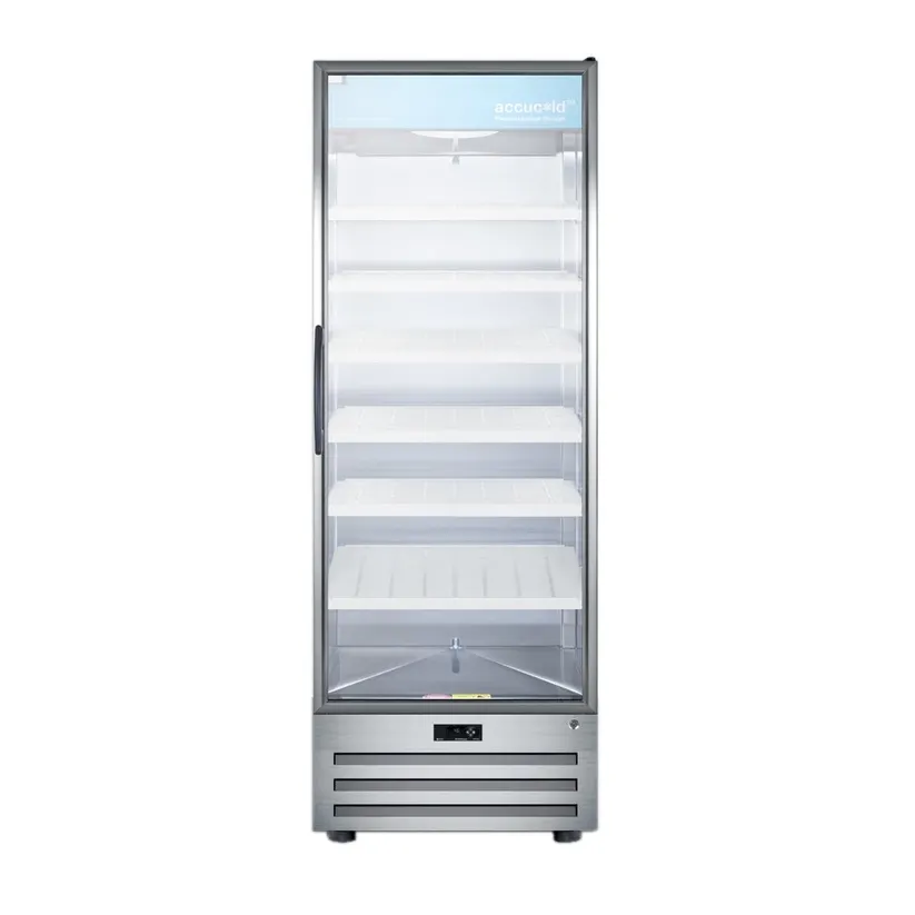 Accucold ACR1718RH 28" Glass Door Pharmaceutical Refrigerator, 17 cu. ft.