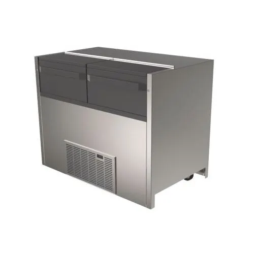 Delfield NLFACP-12 54-inch Single Sided Milk Cooler, Cold Wall, 12 Crates Capacity