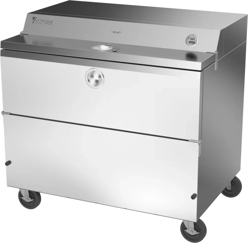 Victory VMCF49-1-S-HC 49" Single Sided Milk Cooler, Forced Air, 12 Crates Capacity