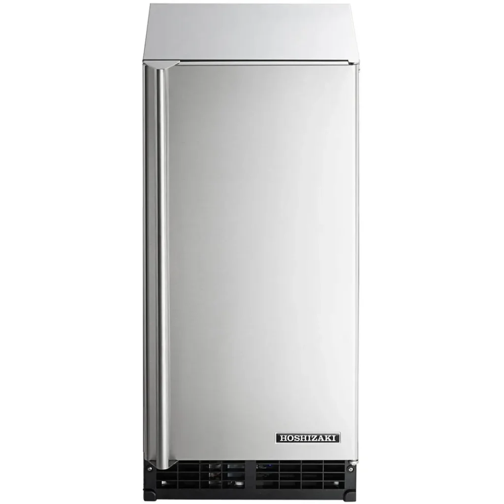 Hoshizaki C-80BAJ 15" Air Cooled Nugget 80 lb Undercounter Ice Machine with 22 lb Bin, Outdoor
