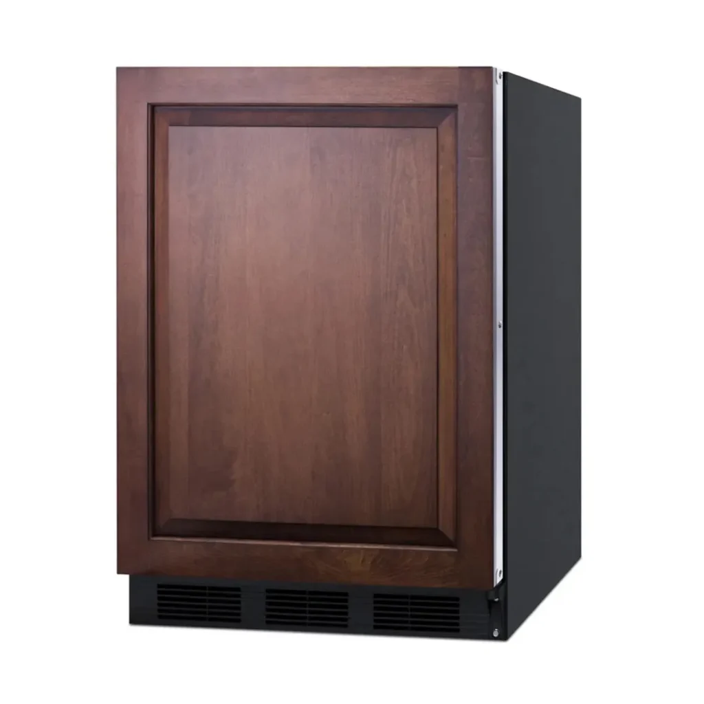 Summit FF7BKBIIFADA 24" Built-in Undercounter Refrigerator in Black, Panel Ready Door, ADA Compliant, 5.5 cu. ft.