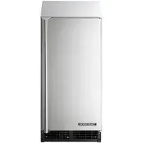 Hoshizaki C-80BAJ 15" Air Cooled Nugget 80 lb Undercounter Ice Machine with 22 lb Bin, Outdoor