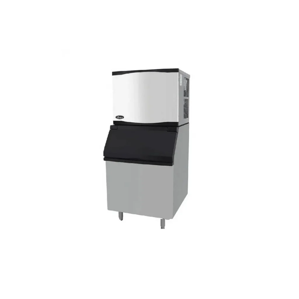 Atosa USA YR450-AP-161/CYR400P Air Cooled Half Cube 460 lb Ice Machine with Bin, 396 lb Storage