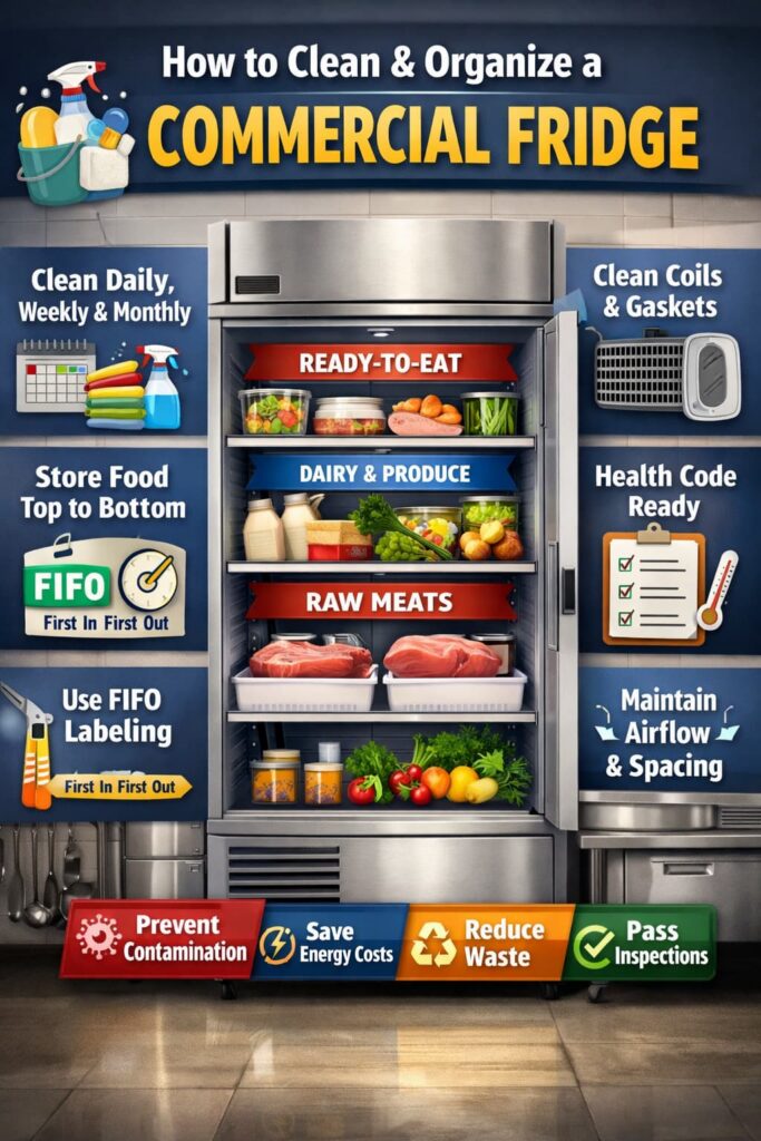 Clean and Organize a Commercial Refrigeration