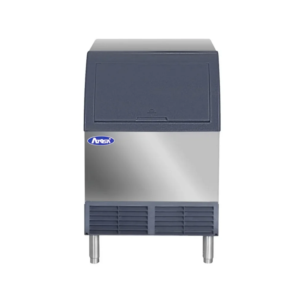 Atosa USA YR140-AP-161 24-inch Air Cooled Half Cube 142 lb Undercounter Ice Machine with 88 lb Bin