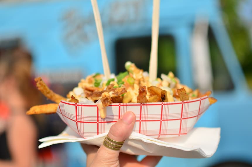 Fries and Loaded Fries at Food Truck