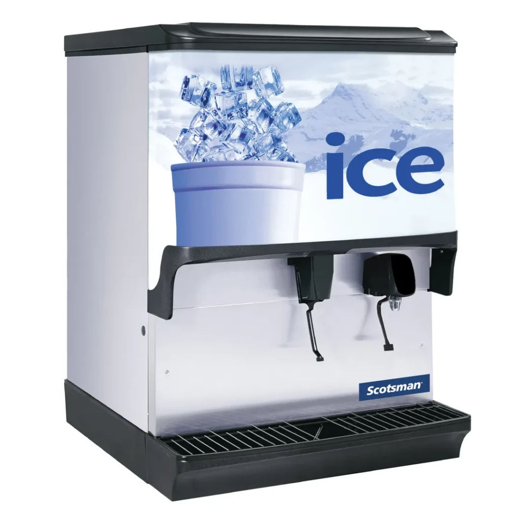 Scotsman IOD250WF-1 30'' Countertop Nugget Ice & Water Dispenser, 250 lb Bin