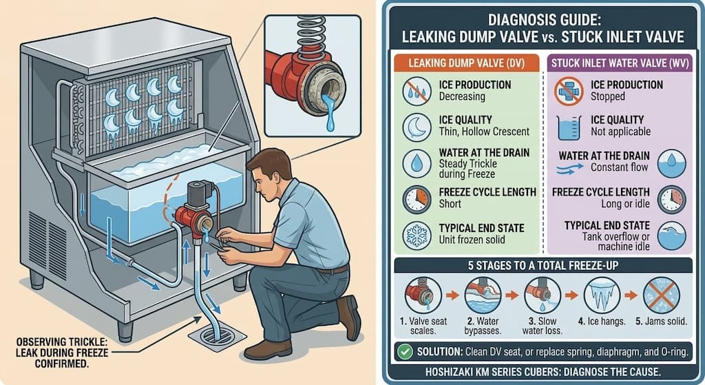 How a Partial Leak Causes a Full Freeze-Up